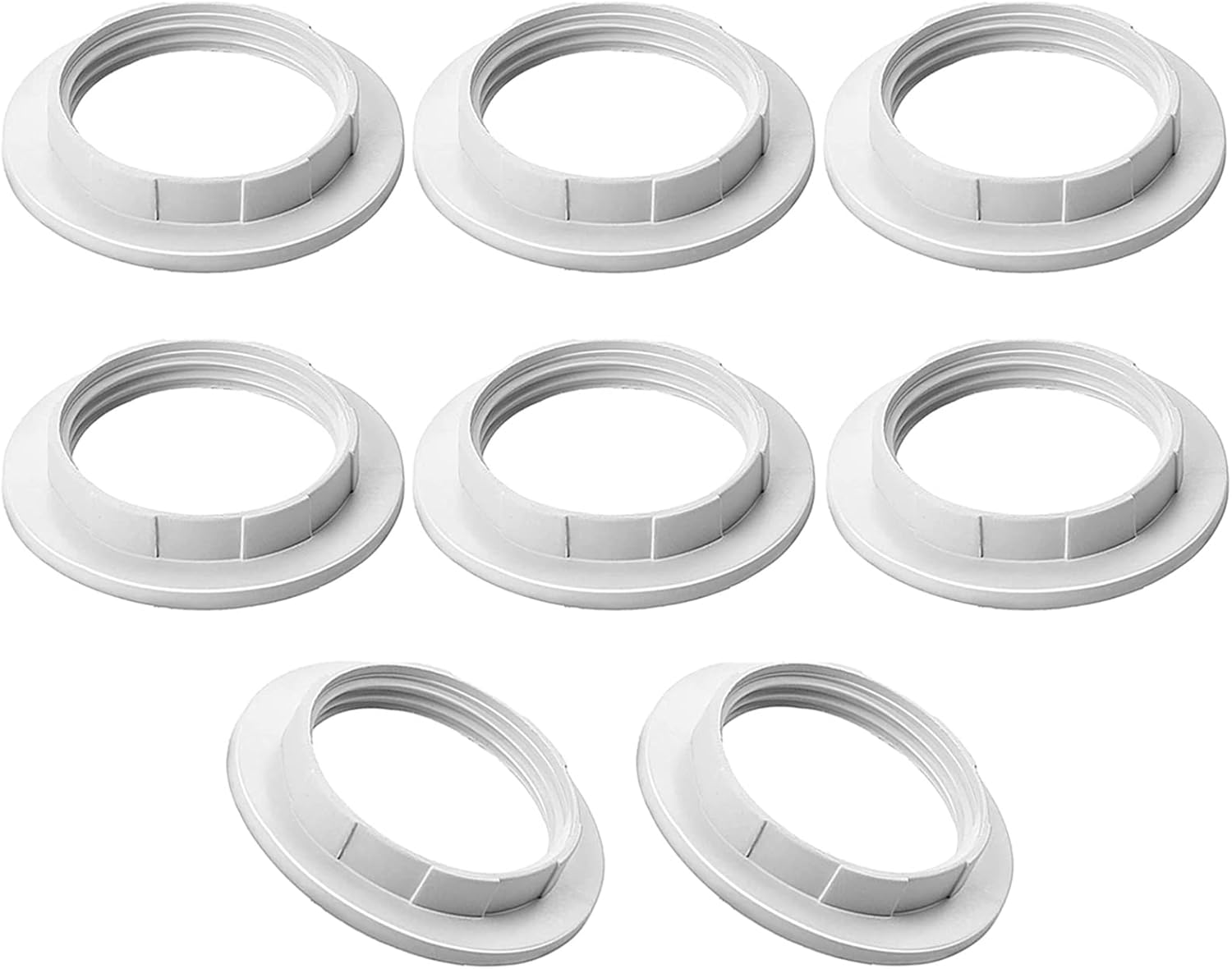 NHCDFA Lampshade Reducer Ring,8 Pcs Lamp Shade Reducer Rings,E27 Plate