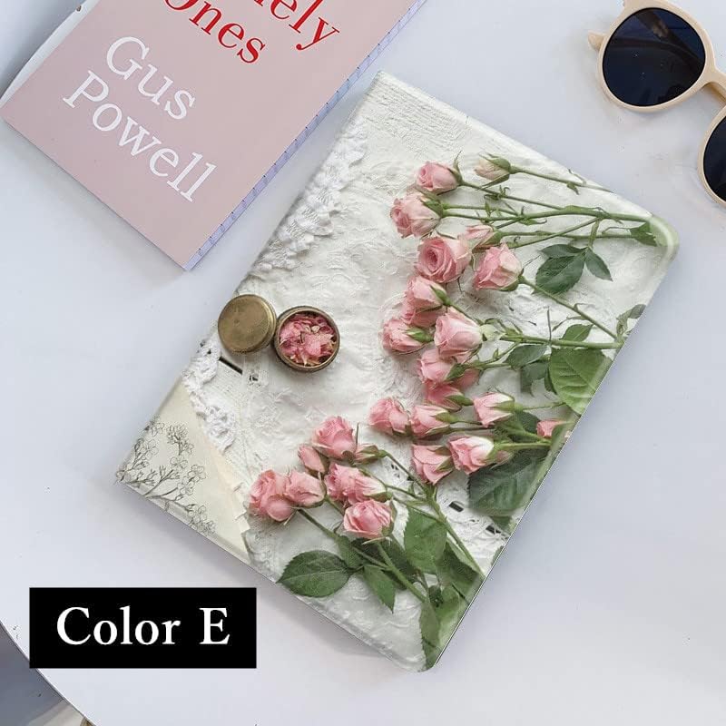 Miniatura 2 de Funda floral compatible con iPad de 9, 8 y 7 generación Air 3 generación Pro de 10.5 pulgadas, diseño de flores, bonita funda inteligente de piel