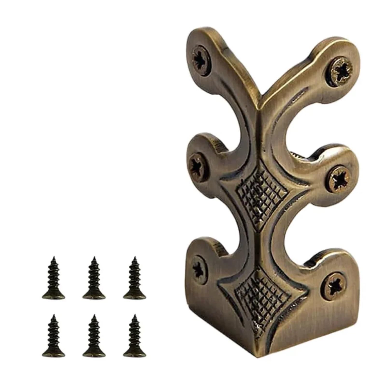 Lqrctry Antique Bronze Copper And Brass Decorative Corner Guard Protector