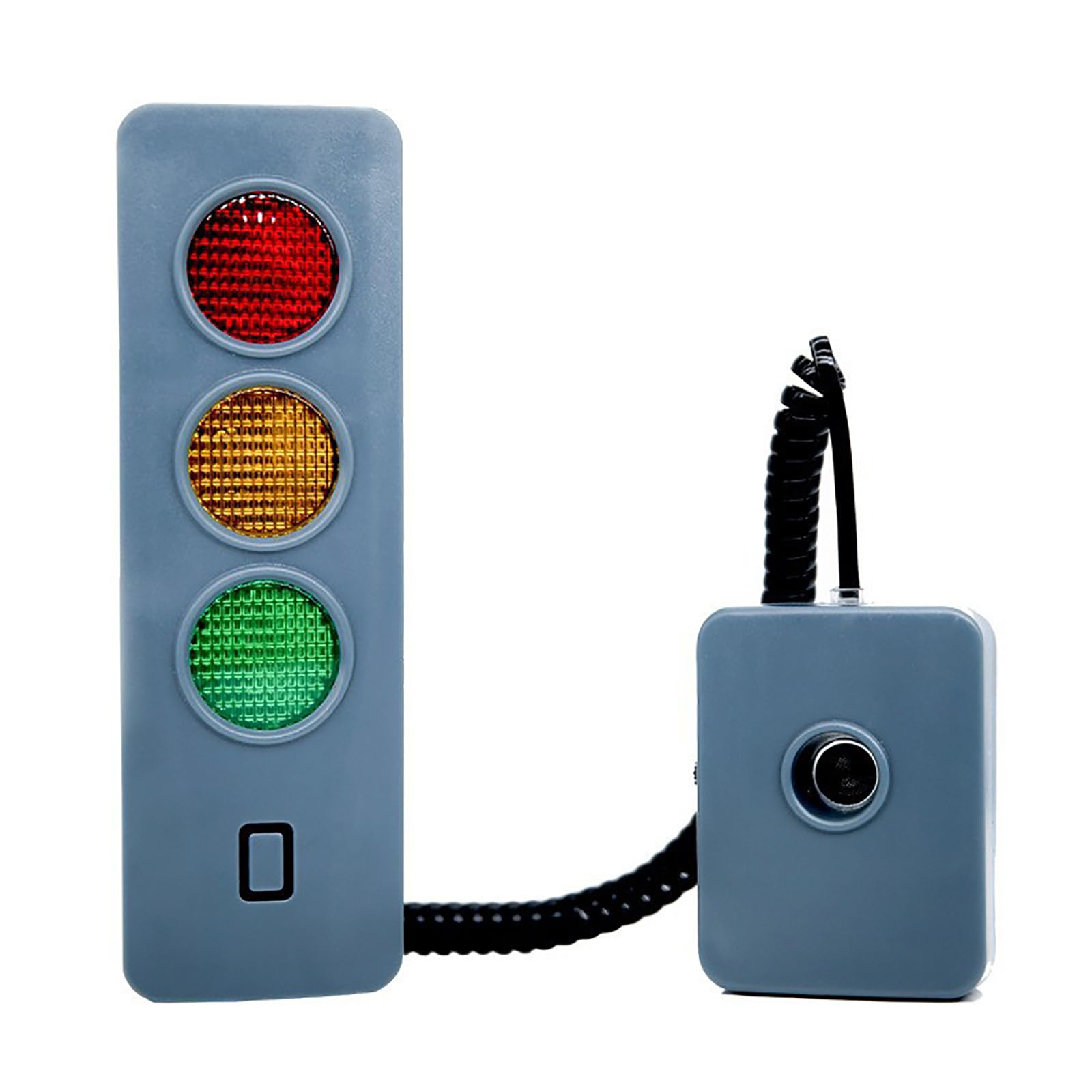 Sensor Aparcamiento, Indicador Semáforo Tres Colores Montado Pared, Ajuste Automático Altura/recordatorio Alarma/luz Verde: 2,4 M/luz Amarilla: 1,4 M/luz Roja: 0,5 M, para Garaje