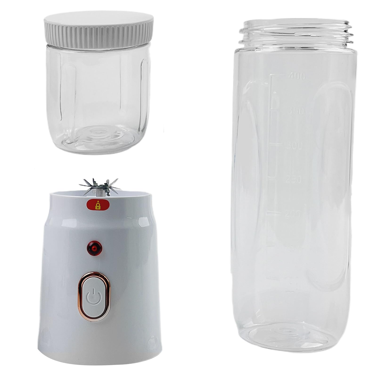 Mekalero 450ML Portable Blender for Shakes and Juicer Rechargeable Blender Fruit Juicer Mixer for Travel / / Gym /