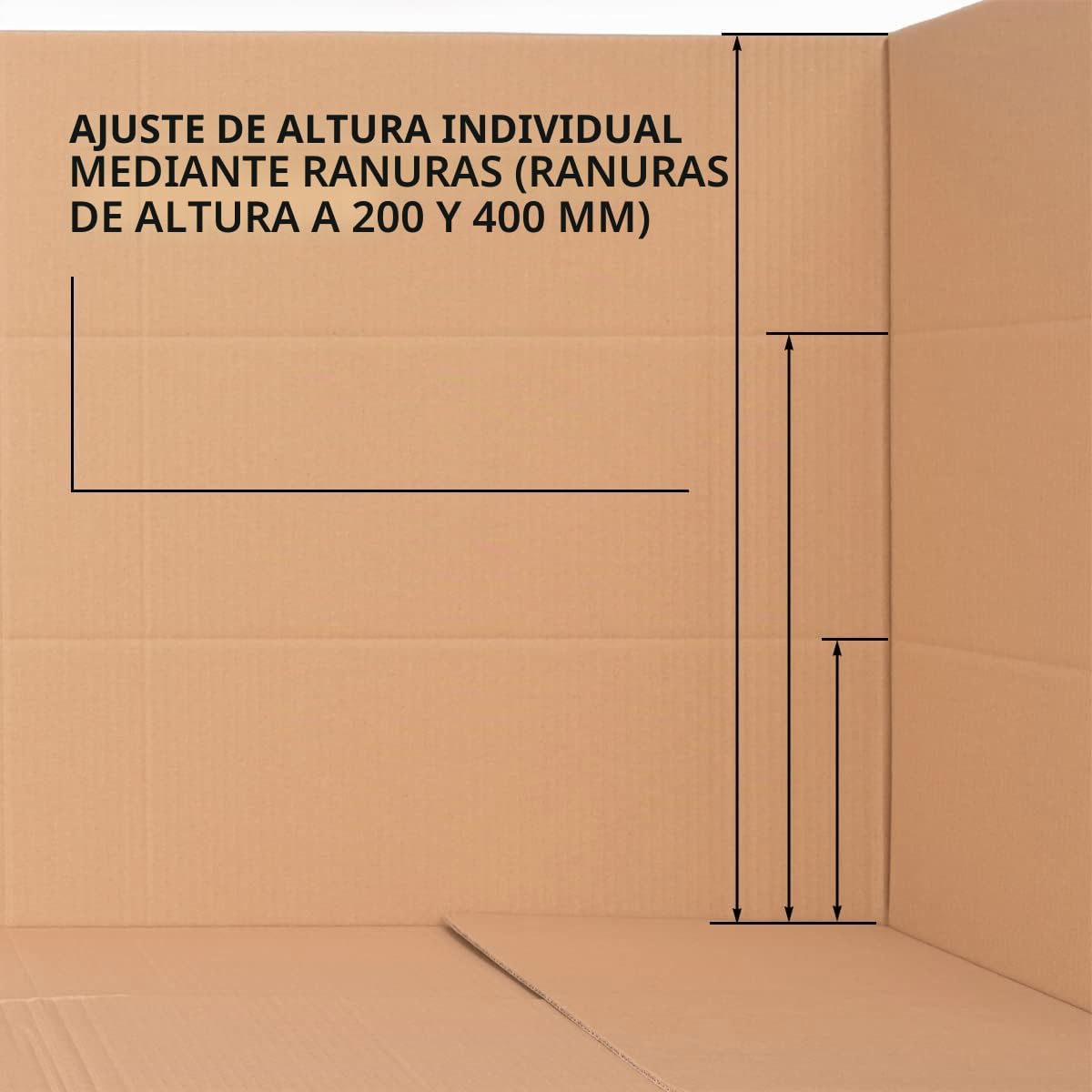 Caja de cartón plegable de 2 paredes EB flauta, 1200x600x600mm, marrón, cartón DHL, Caja de cartón, Embalaje de envío, Caja de envío