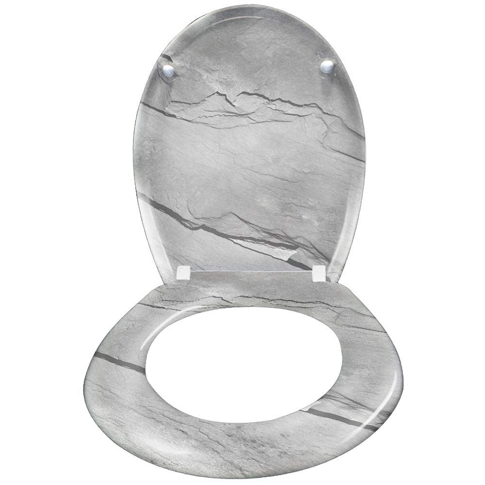 Toiletdeksel met Softclose - Antibacteriële Duroplast Wc-Bril voor