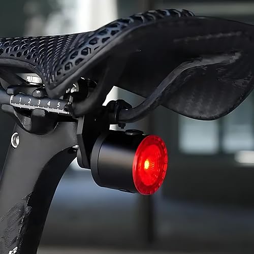 Miniatura 8 de STONEBROOK - Juego de luces inteligentes para bicicleta de 1800 lúmenes, faros recargables de 5200 mAh y luz trasera de 7 modos, impermeable IP65,