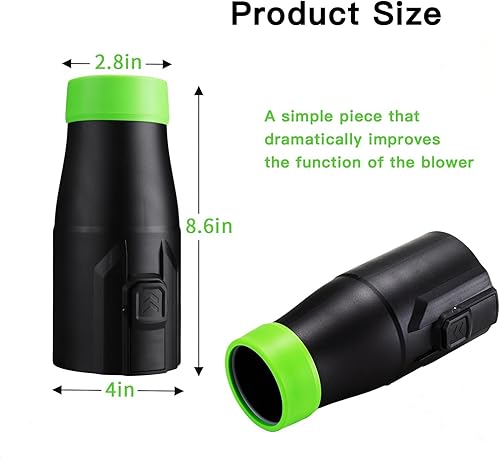 Vista 14 de Boquilla de secado de coche compatible con soplador de hojas EGO - 1 paquete Verde