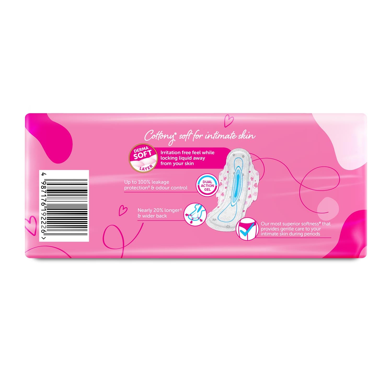 Whisper Ultra Soft Sanitary Pads - 30 Pieces (XL)