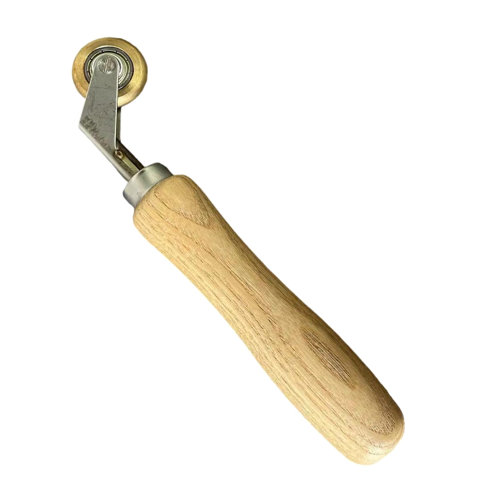 Buxuaaaa Wallpaper Seam Roller Ergonomic Handle Rolling Wheel Comfortable Grip Edges Press Roller For Home Decoration Enduring Manual Pressure Edging