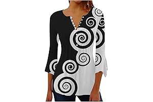 Redeemable Comfort Meets Style in the 3/4 Sleeve Women's Top for Any Season