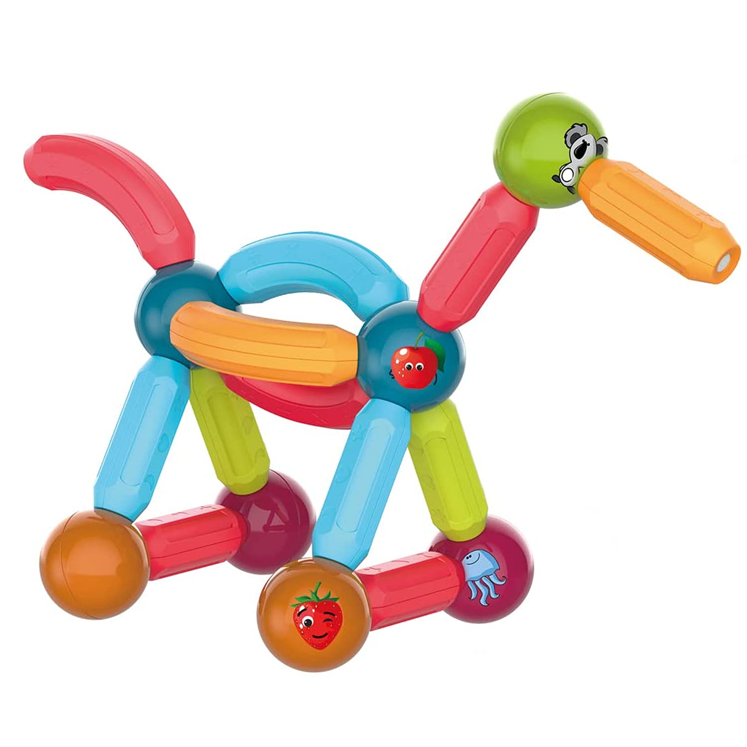 Kidology Magnetic Building Blocks Toys|Playing Stacking Game Magnetic Sticks&Balls 26 PCS|Magnet Construction Build Kit Preschool Learning Educational Toys 3D Puzzle Gifts,Multicolor (B0B9GV8125) Amazon Price History, Amazon Price Tracker
