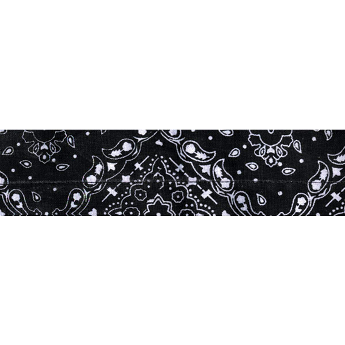 Zanheadgear® Cooldanna® Cotton Black Paisley