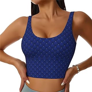 Sujetadores deportivos para mujer de alto soporte, camiseta sin mangas para correr, entrenamiento, color azul marino