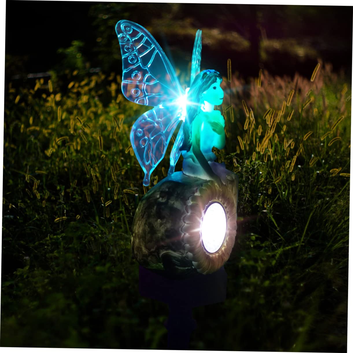 3 szt. D Akumulatory Akumulatory Wodoodporne Dekoracja Światło Trawnik Patio Podwórko Światło Oświetlenie Krajobrazu LED Lampa Solarna Zewnętrzna Ścieżka Ogrodowa Światło Kolczaste