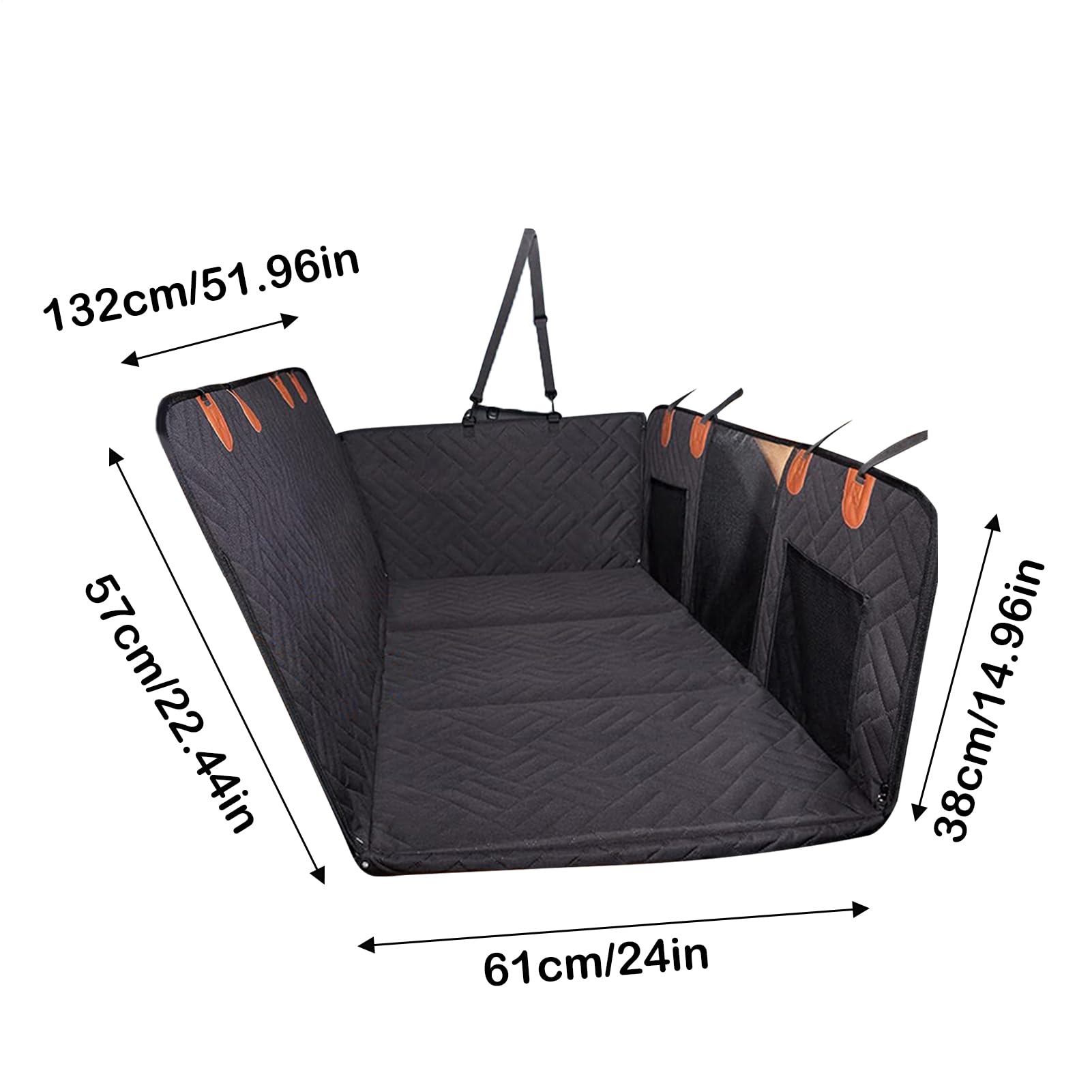 Hamaca para Perro en el Asiento Trasero, para Asiento | de Coche para Perro,Protector de Asiento de Coche de Asiento para Perro Resistente al Agua | Protector de Asiento de