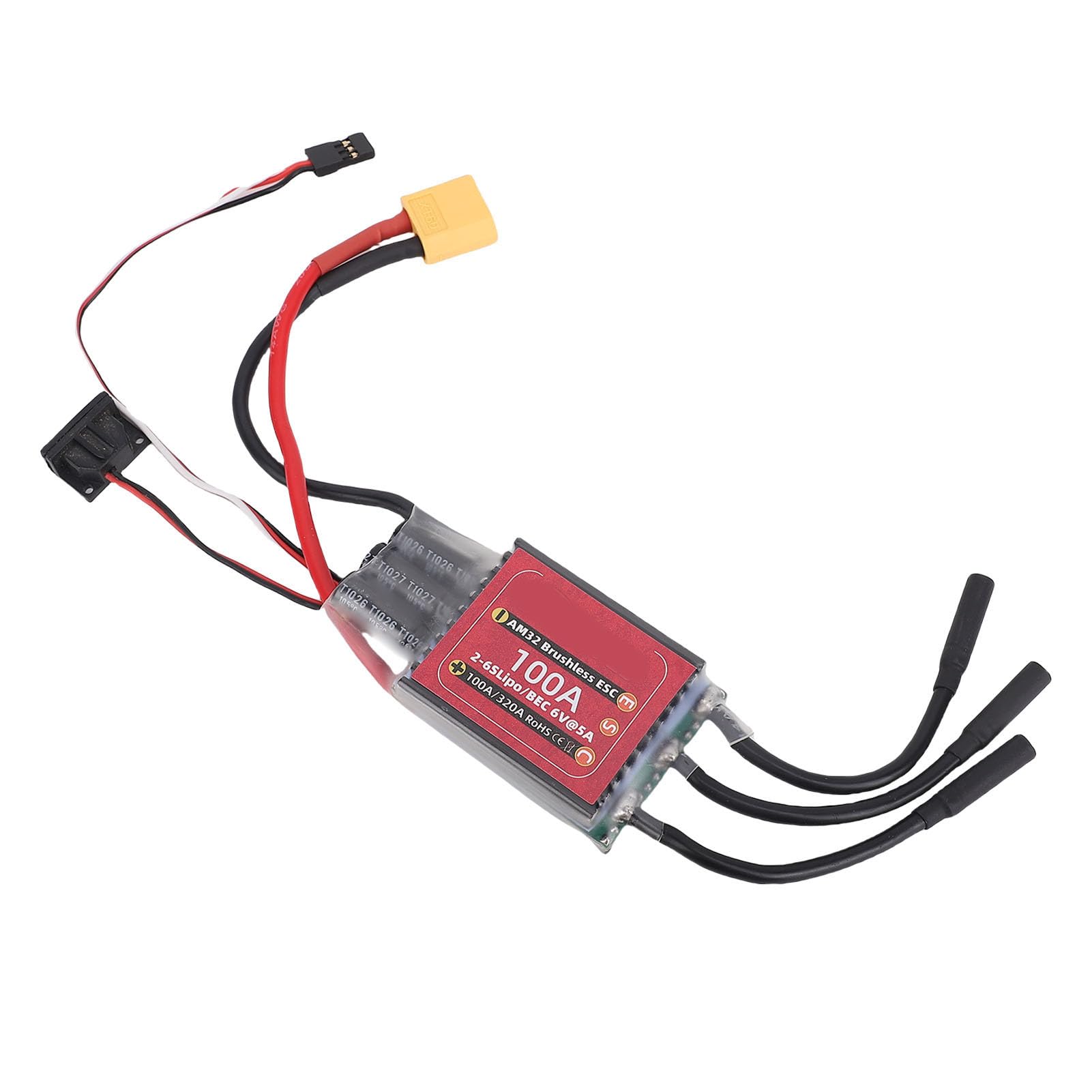 BRRNOO AM32 100A ESC, Regulator Obrotów dla Silników Bezszczotkowych 3650