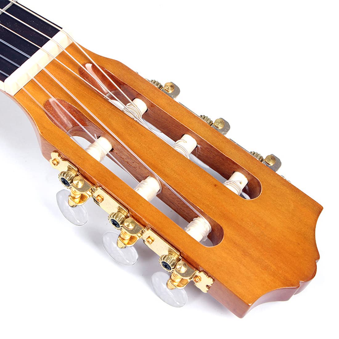 Jeu De 2 Mécaniques Pour Guitare Classique - Accord Précis Et Stable - Finition Or