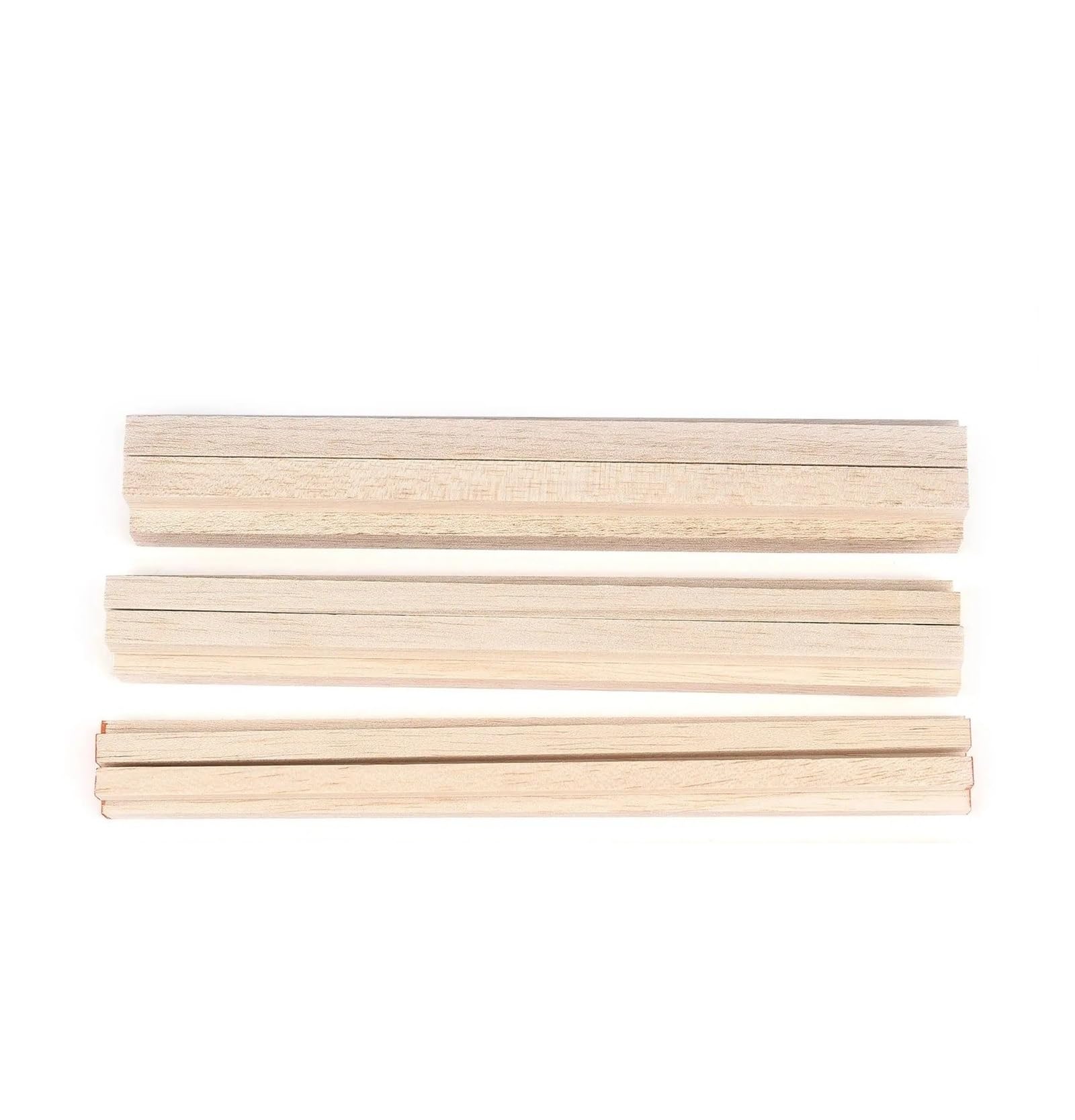 Bâtonnets en bois pour loisirs créatifs Chevilles carrées en bois 2-15 mm x 300-500, plusieurs tailles disponibles(500x15x15 2pcs)