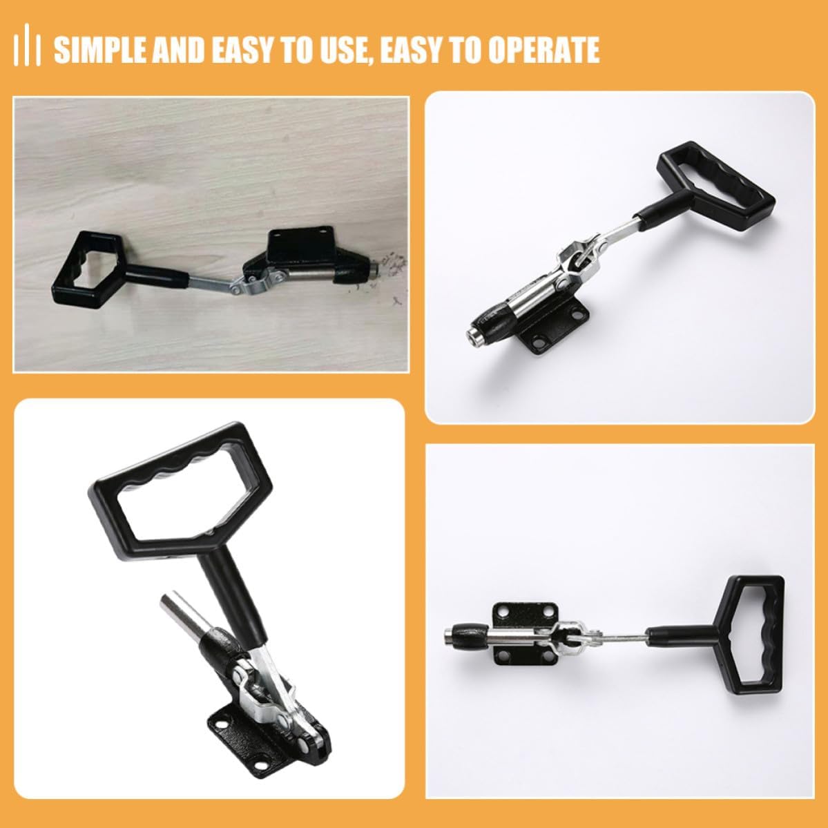 Heat Press Machine Black Iron Replacement Handle Clamp Fixture
