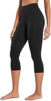 CRZ YOGA Butterluxe High Waisted Yoga Capris Leggings 19" - Buttery Soft Stretchy Workout Lounge Crop Pants for Women