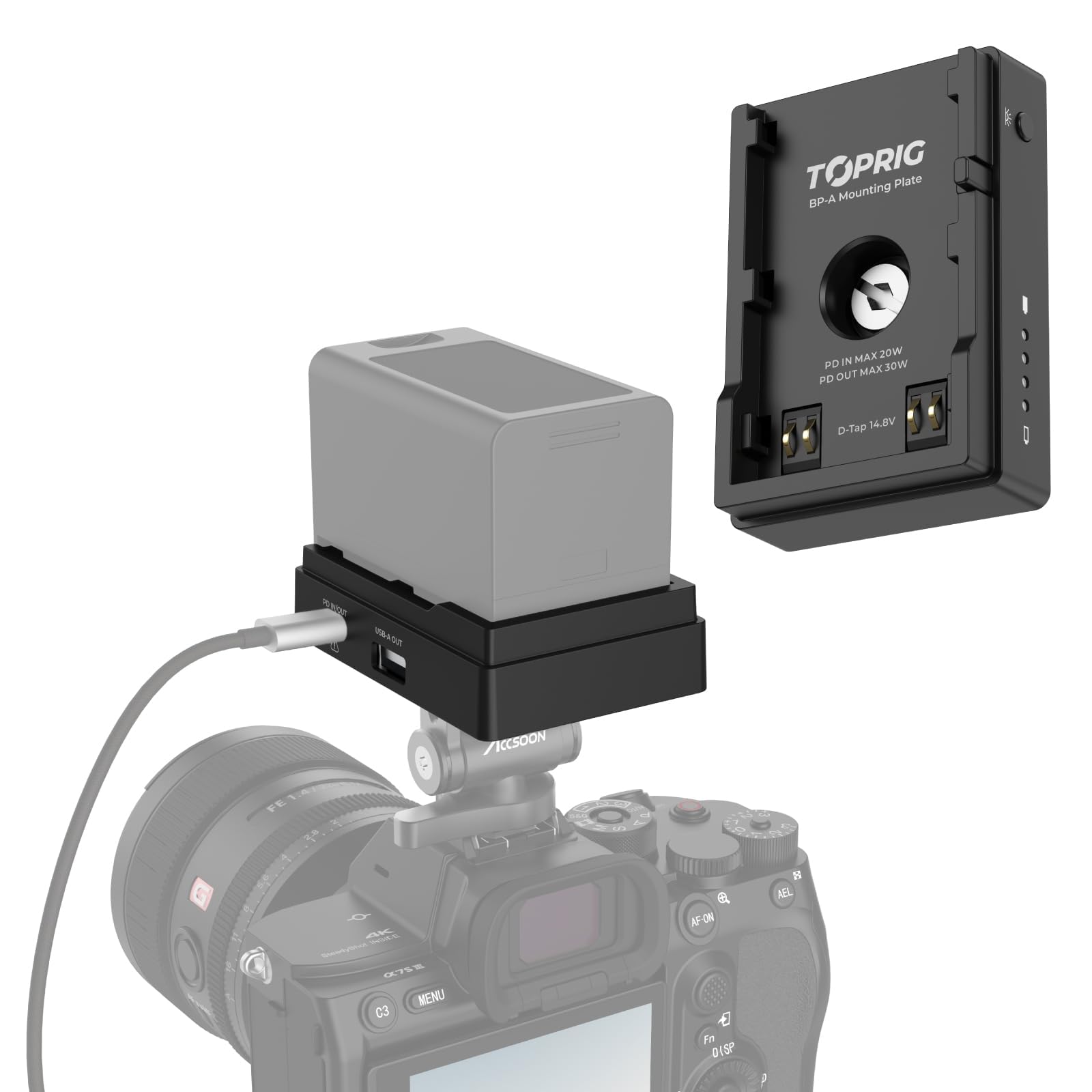 Canon BP-A30 キヤノン バッテリーパック 劣化度0 Canon BP-A30 Battery by Wasabi Power