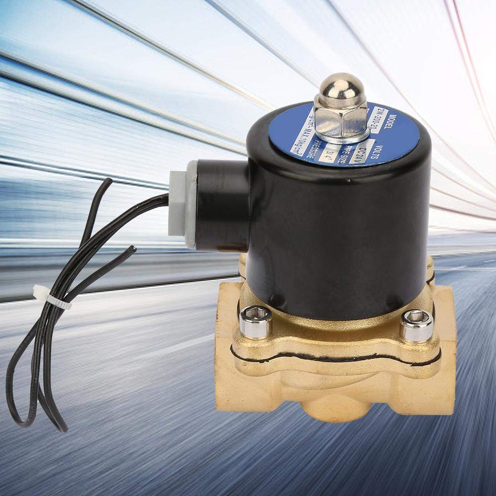 Buy YWHWH Electric Solenoid Valve, Fluid Controller DC 24V NC Electric