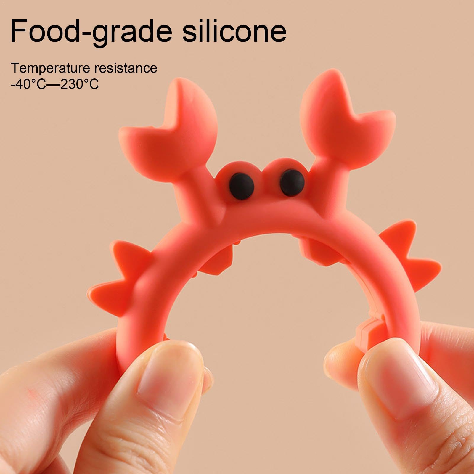 Spatola per granchio, in silicone, poggiamestolo per cucinare, utensile resistente al calore, regolabile A