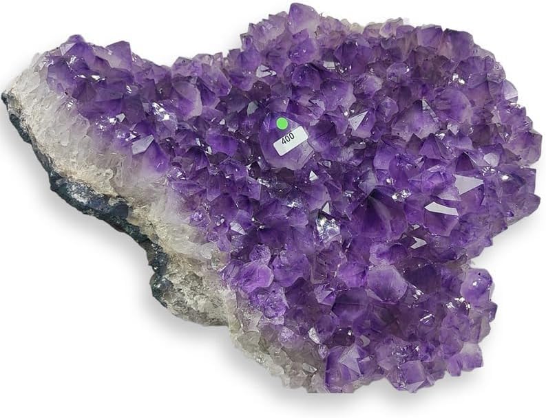 TENET - Naturalny surowy kamień do medytacji kryształowej reiki (DRUSA AMETYSTA 1,5-2 KG)