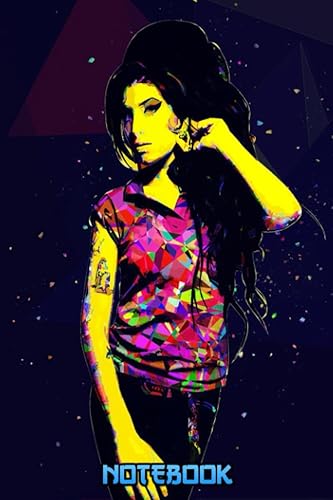 Notebook : Amy Winehouse Notebook 100 Pages Collage Lined Pages Thankgiving Notebook Journal Gift Idea For Students, Teens, Boy and Girl #125