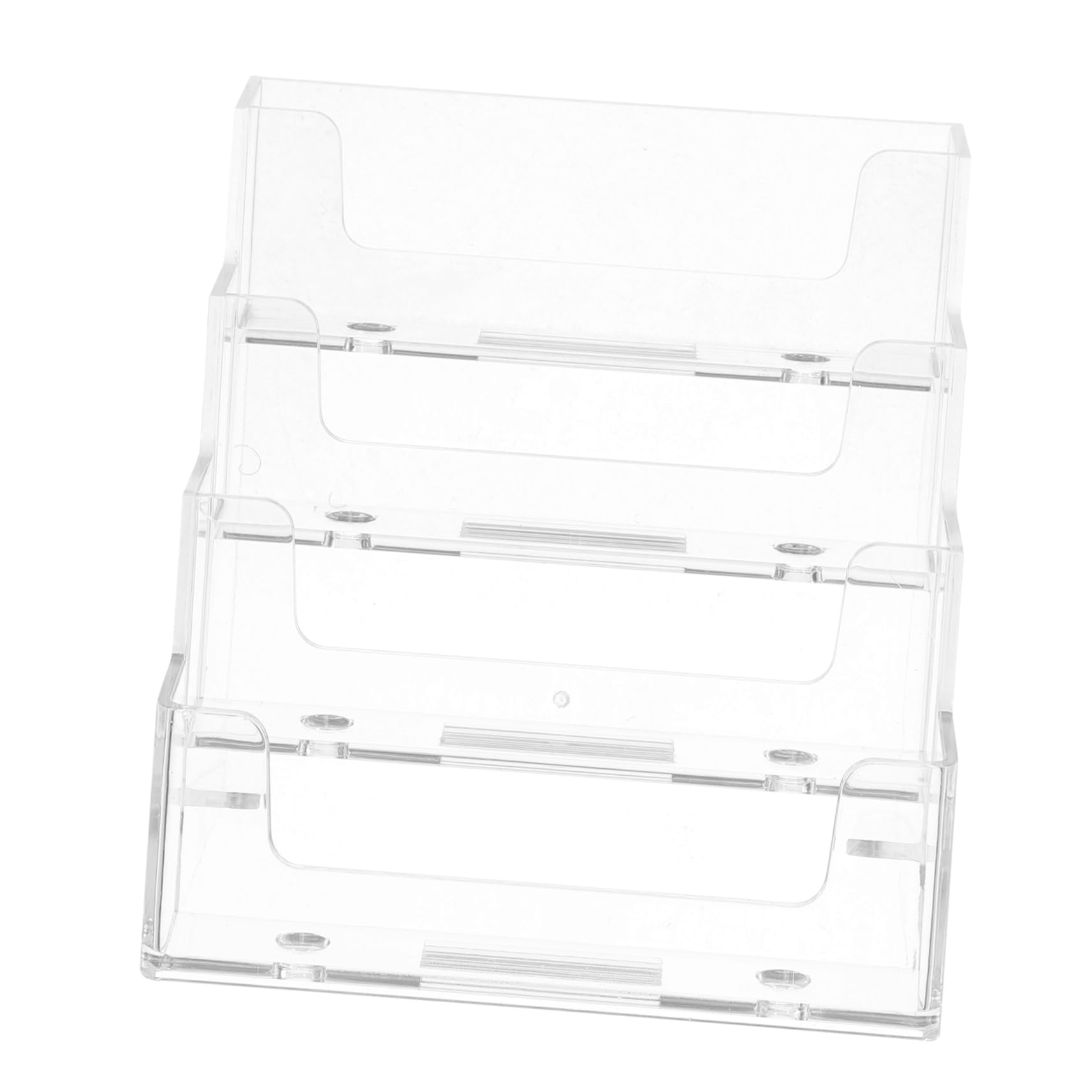 VILLCASE 5-teiliges Karten-organizer-set Visitenkartenhalter Visitenkarten-box Für Den Schreibtisch Kartenständer Büro-schreibtisch-zubehör Einfach Zu Bedienen