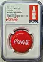 NGC PF70 ULTRA CAMEO コカコーラ ボトルキャップ 銀貨 NGC PF70 ULTRA CAMEO コカコーラ ボトルキャップ 銀貨 2023