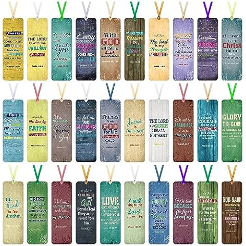 120 Pack Inspirational Christian Bookmarks Cover