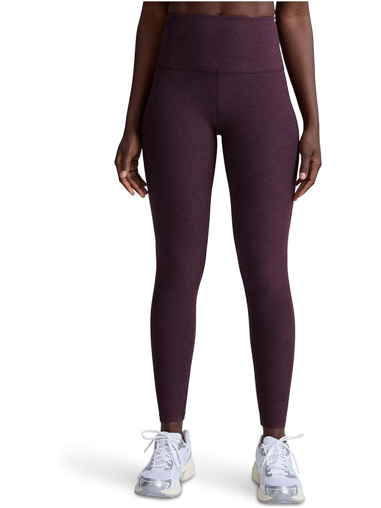 Purple Beyond Yoga Spacedye Caught In The Midi High-Waisted Legging