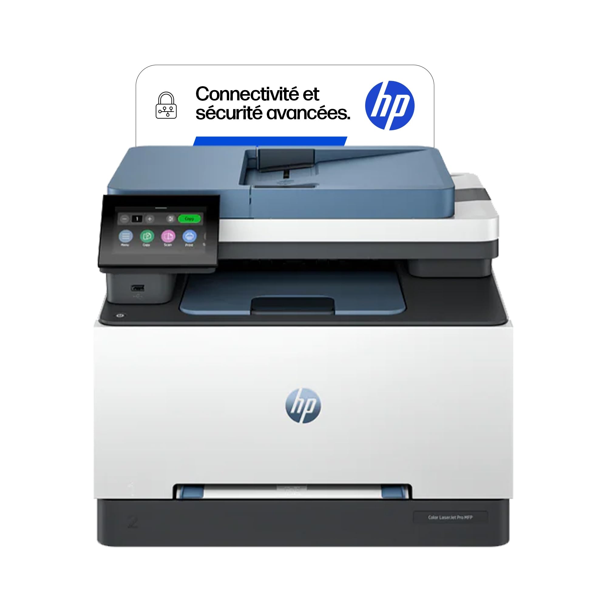 HP Color LaserJet Pro 3302sdw, 499Q6F, Imprimante Multifonction A4, Impression Recto Verso Automatique, 25ppm N/​B et Couleur, USB, Ethernet, Wi-​FI, Copie, Numérisation, ADF 50 Feuilles, Smart, Bleu