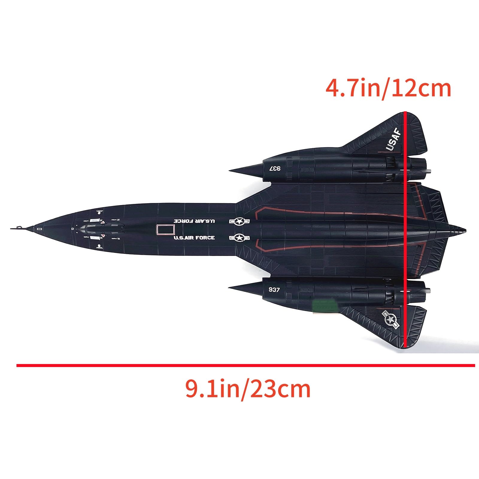 Amazon.co.jp: 1:144 合金 アメリカ空軍 SR-71 ブラックバード 戦略