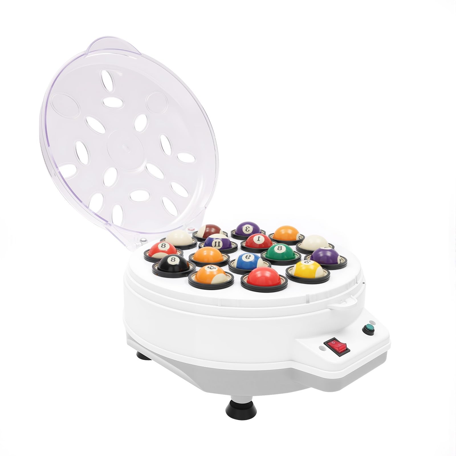 Automatischer Billardkugel Reiniger 16 Balls Poolball Poliermaschine 180W 1000 U/Min