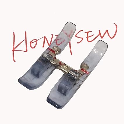 HONEYSEW Presser Foot Clear Open Toe Foot 820916096 for Pfaff Select 150,1520,2.0,2.2,3.2,4.2