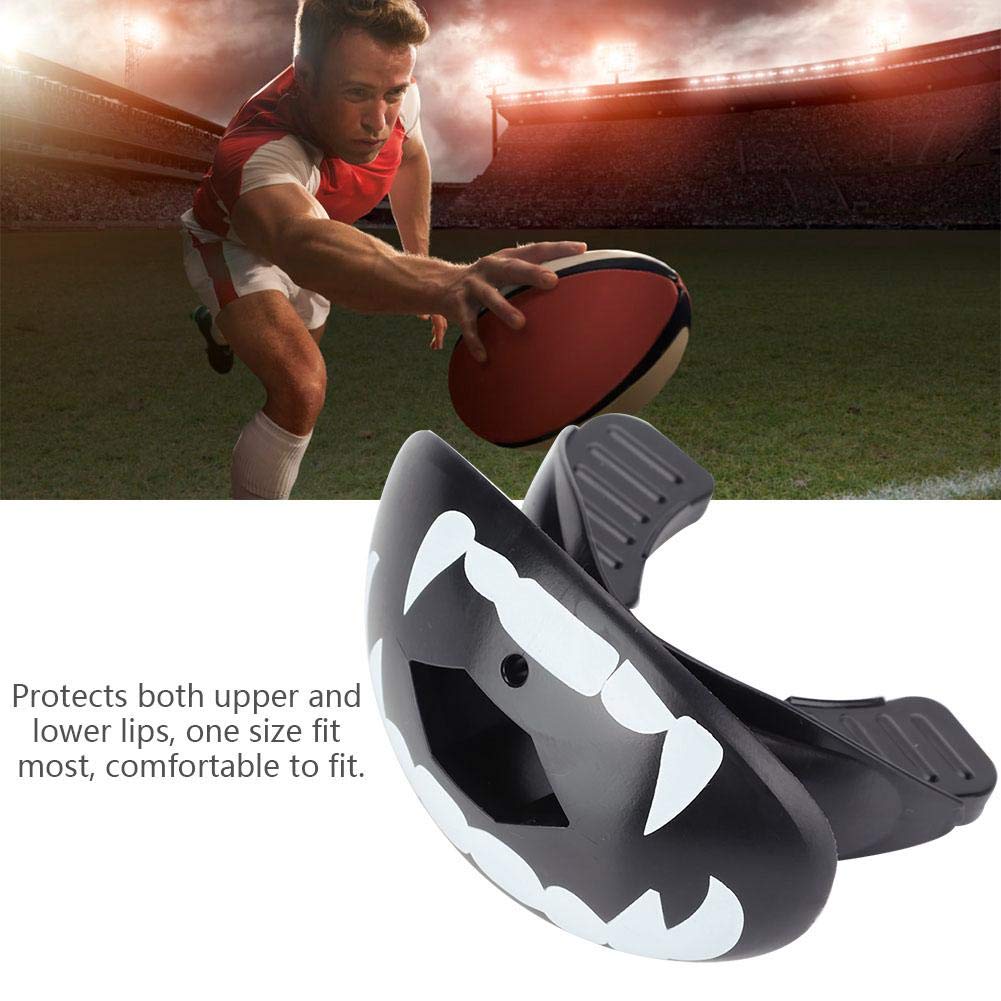 protege dent football americain,Protege Dent Tetine Foot Us,Protector Bucal,Protège-Dents De Boîtier Aérés Replacement Pour Appareils Braces Double Concu Replacement Pour Faire Du Sport: Rugby,Mma,Box