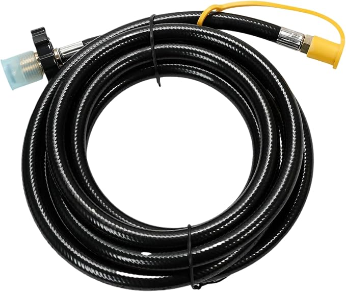 59035 12 Foot Propane Supply Hose, Pol RV Hose Connects to