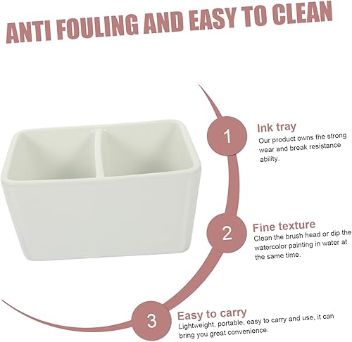 Miniatura 9 de KJHBV Tablero de almacenamiento de papelería, pincel de pintura de acuarela, pinceles de pintura para niños, pincel de pintura para caligrafía,