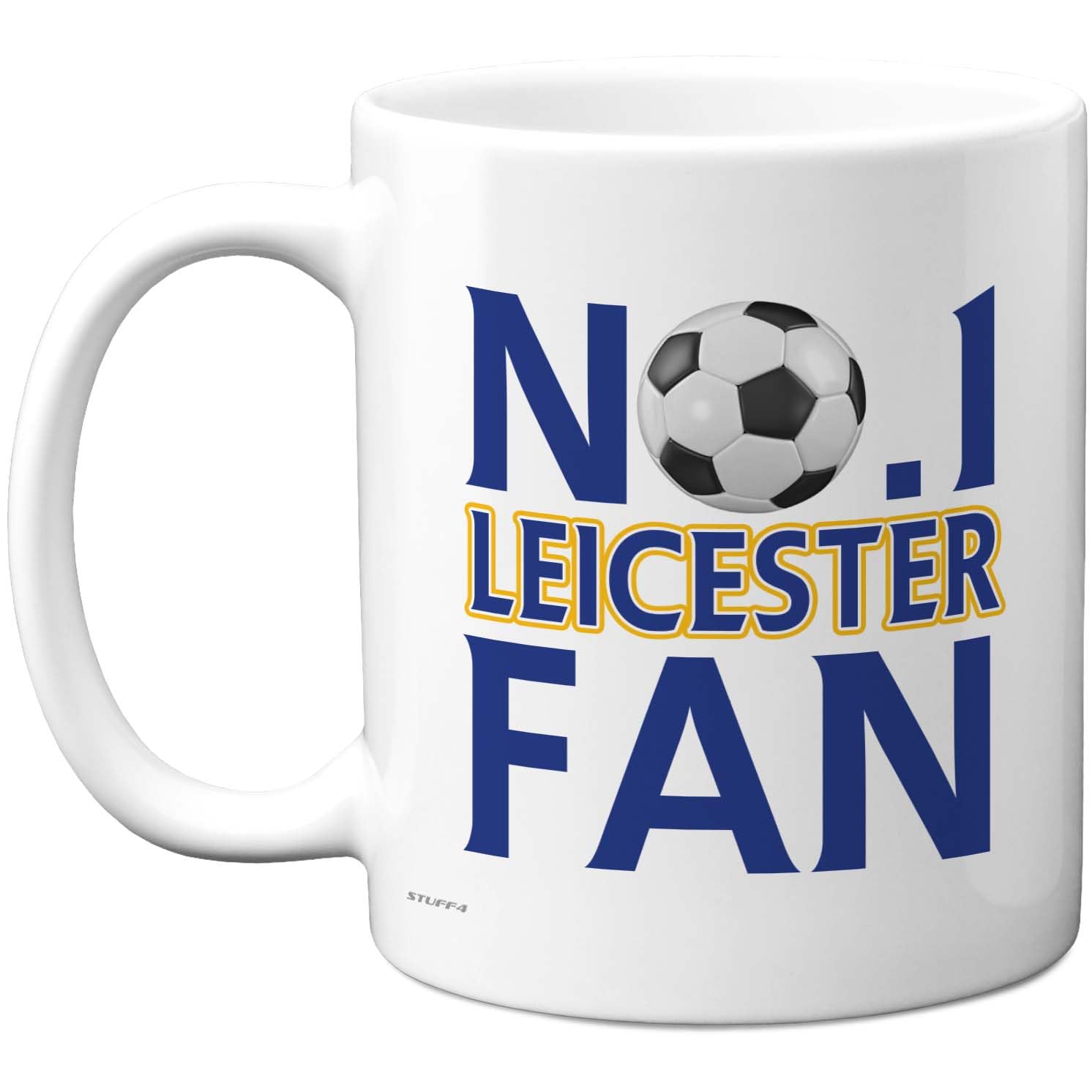 Stuff4 Novelty Mug for Leicester Fans, No. 1 Leicester Fan โ image 1