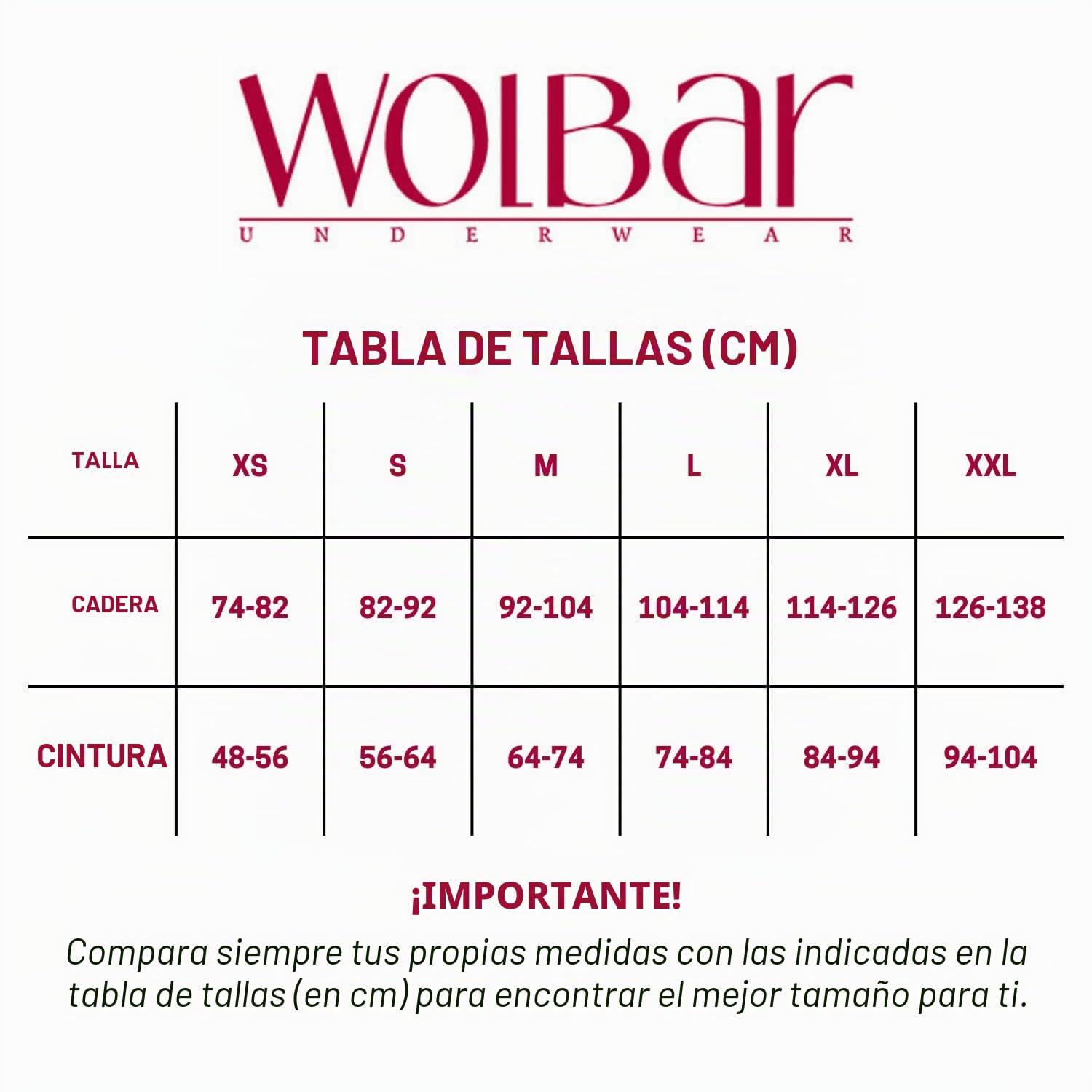 WOLBar Braguita con Encaje para Mujeres WB408