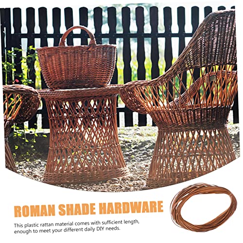 Tofficu 1 Rolo De Móveis DIY Kit De Reparo De Cadeira De Pátio De Plástico De Vime Material De Tecel