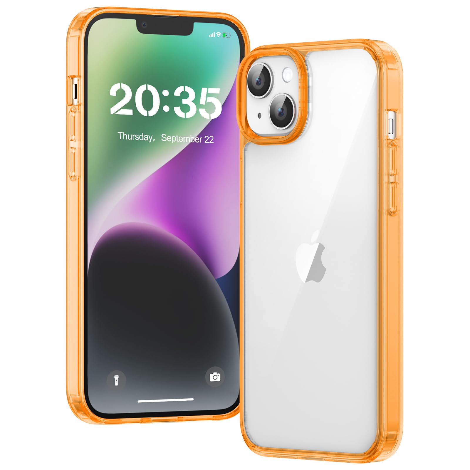Clear Case for iPhone 15, Ultra Thin, Shockproof TPU Cover, Anti-Yellowing, Crystal Clear, Phone Case for Apple iPhone 15 - Clear — view 395