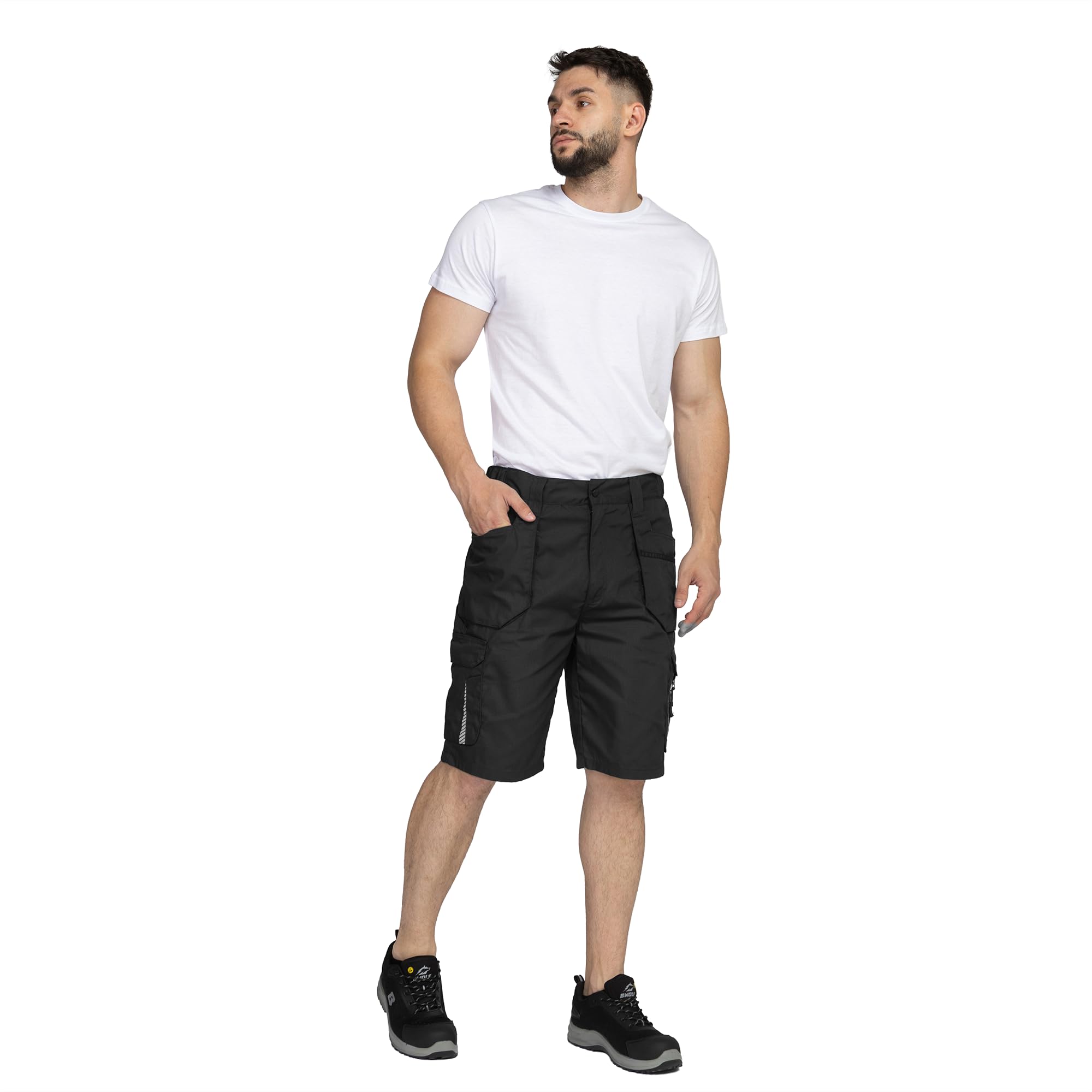 BWOLF Pantalones de trabajo Ripstop hombre con muchos bolsillos