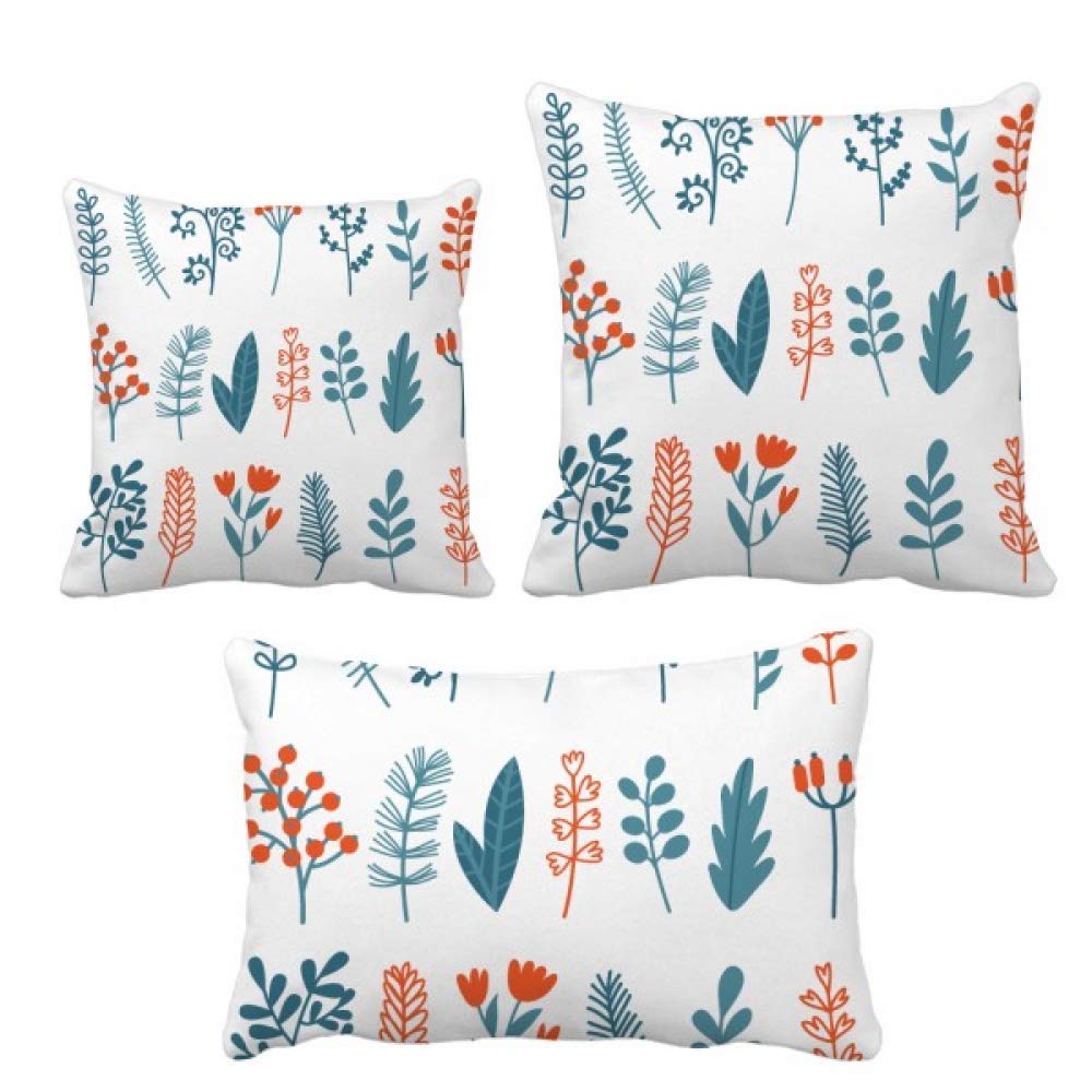 Coussin de Noël coloré pour canapé et salon : l'ambiance végétale festive à la maison