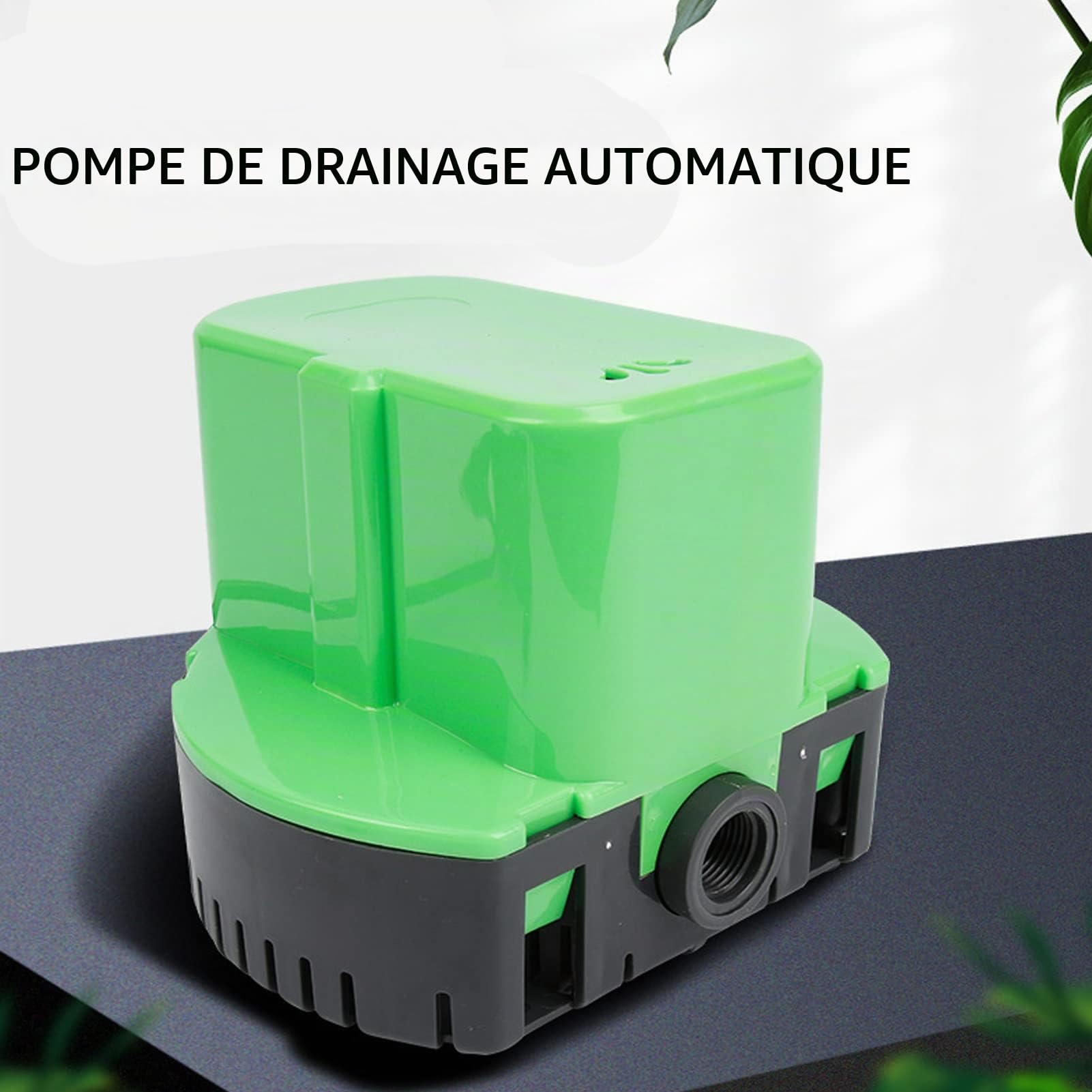 Pompe de Drainage Marine, Installation Facile Haute Capacité 4500 L/h Pompe Nautique Automatique pour Yachts Bateaux de Plaisance Navires Professionnels Bateaux de Pêche et de Croisière