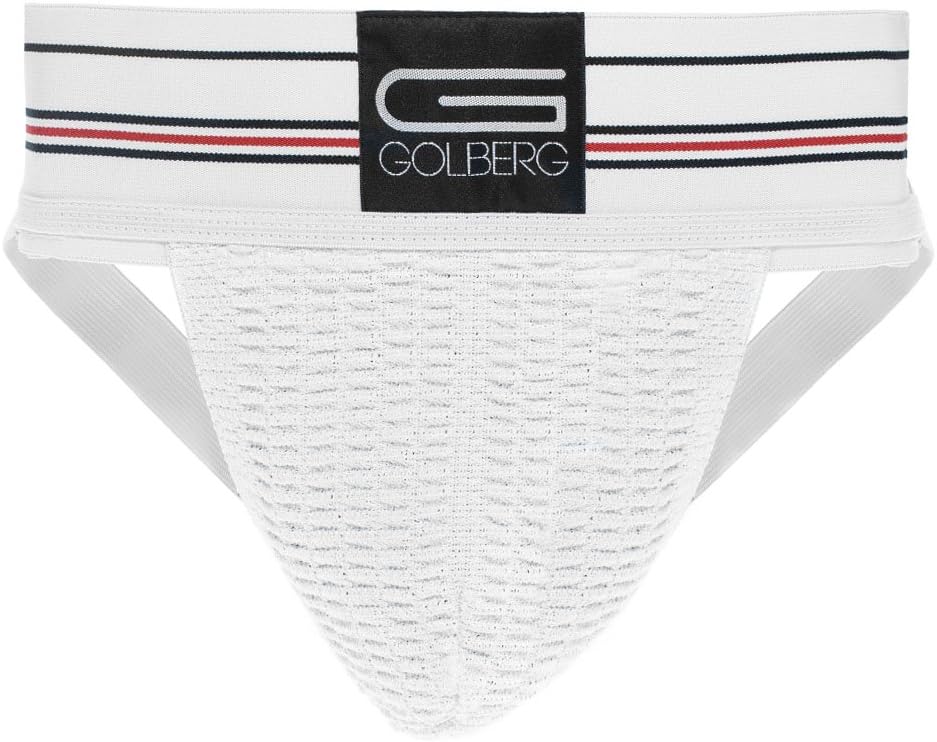 GOLBERG Performance Sport Jock Strap - Active White Color - Multiple Sizes