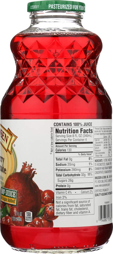 Amazon.com : Knudsen Organic Cranberry Pomegranate Juice (12x32 OZ