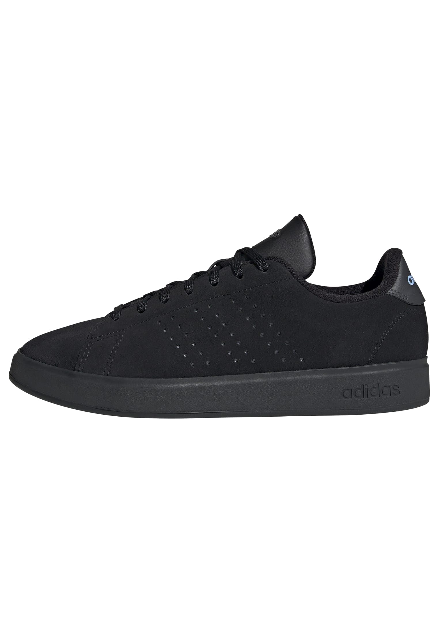 Adidas Men's Advantage Low-Top Trainers - Cblk/Blue - 7 (40.7)