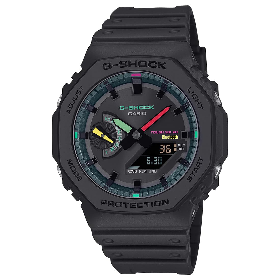 Casio G-Shock Bluetooth Analog-Digital Black Dial Men GA-B2100MF-1ADR 