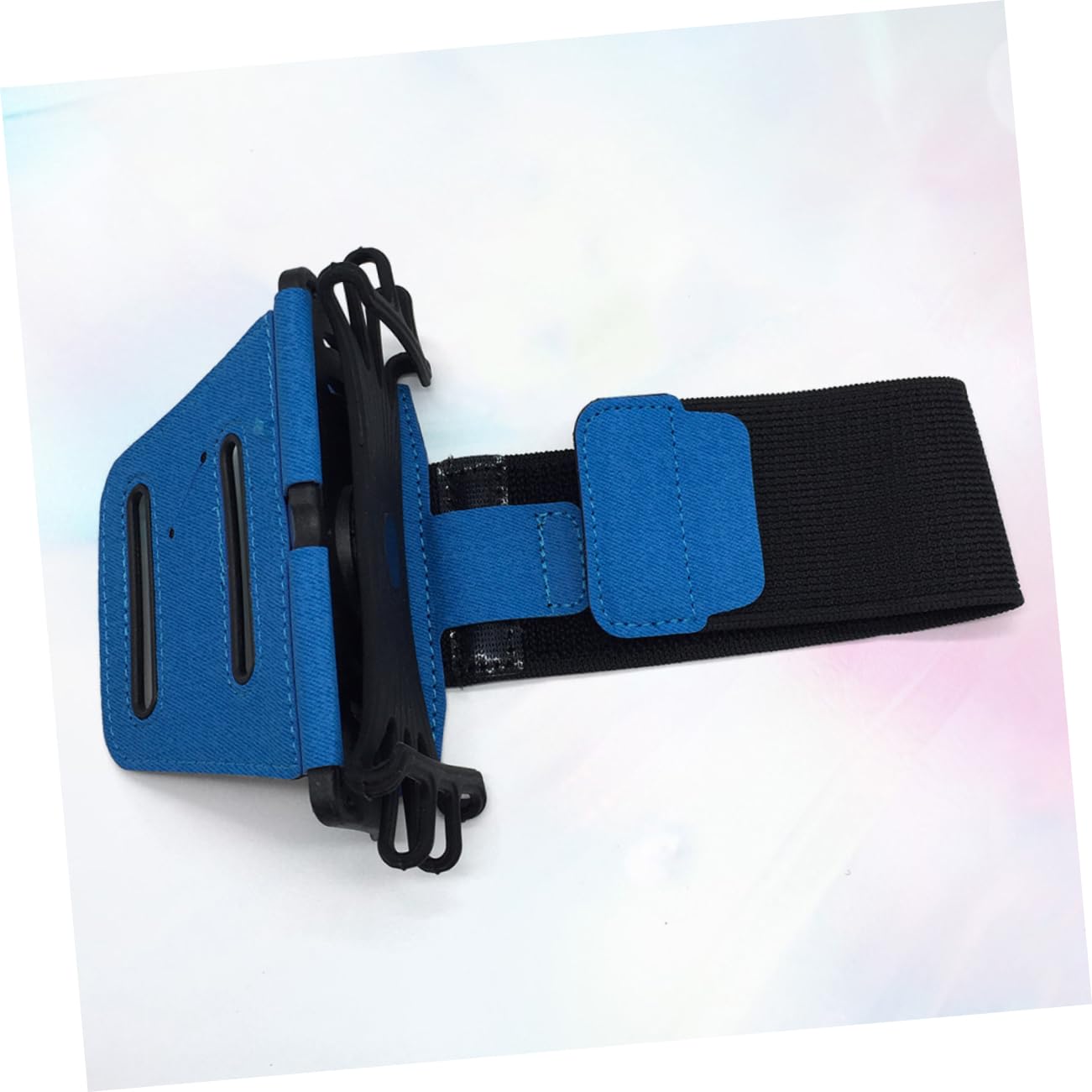 WOONEKY 2pezzi Belt Holder Per Smartphone Rotazione Per Attività Outdoor e Running e Cuffie Colore Blu